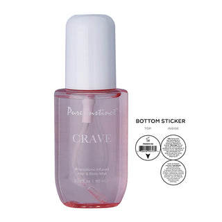Pure Instinct Pheromone Hair & Body Mist Crave 3.35 oz.