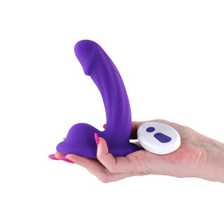 Colours Curve Vibrating Remote Control Dildo