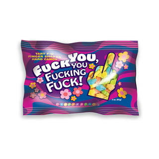 Fuck You You Fucking Fuck 3 oz. Bag Middle Finger Hard Candies