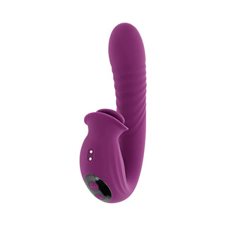 Evolved Deep Ecstasy Thrusting Rabbit Style Vibrator With Rotating External Stimulator