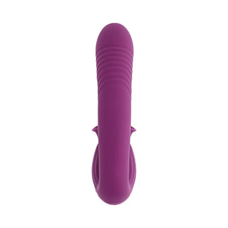Evolved Deep Ecstasy Thrusting Rabbit Style Vibrator With Rotating External Stimulator