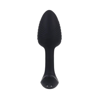 Playboy Rim Shot 2 AM Vibrating Remote Control Butt Plug With Flapping Stimulator