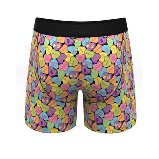 Shinesty The Candy Crush Candy Hearts Print Moisture Wicking Boxers