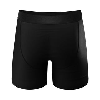 Shinesty The 009 Black Tuxedo Print Moisture Wicking Ball Hammock Pouch Underwear with Fly