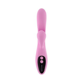 Evolved Push the Button Dual Stimulator With In and Out G-Spot Stimulator