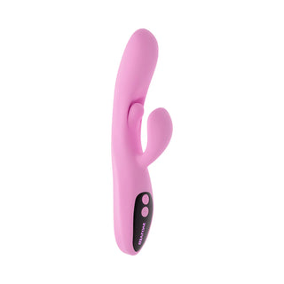Evolved Push the Button Dual Stimulator With In and Out G-Spot Stimulator