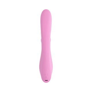 Evolved Push the Button Dual Stimulator With In and Out G-Spot Stimulator
