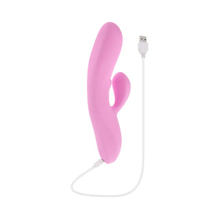 Evolved Push the Button Dual Stimulator With In and Out G-Spot Stimulator