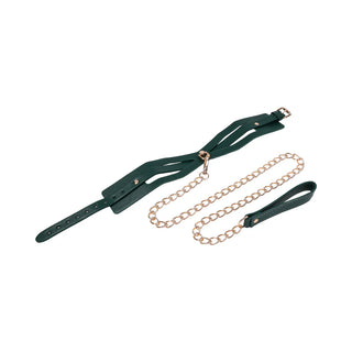 Sportsheets Sex & Mischief Indica Green Cutout Collar and Leash