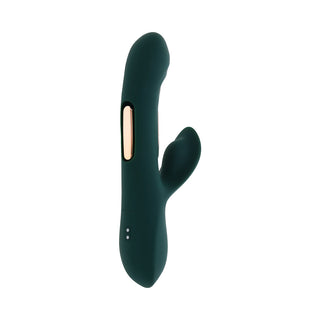 Evolved Heart Of Gold Green Vibrator