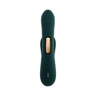 Evolved Heart Of Gold Green Vibrator