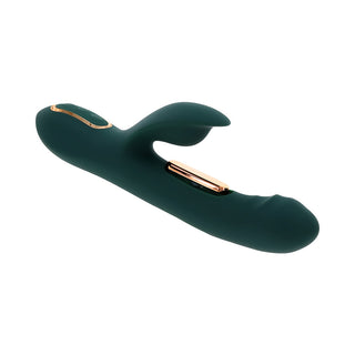 Evolved Heart Of Gold Green Vibrator