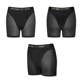 Strap-On-Me Harness Halo High Waisted Breathable Rouched Back Style Strap-On Harness