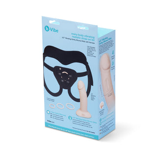 b-Vibe Every Body Vibrating Realistic Strap-On Kit