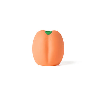Emojibator Peach Rechargeable Vibrating Silicone Stroker
