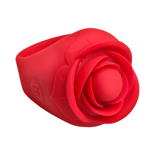 Bloomgasm Rose Ring Clitoral Vibrator - Discreet Finger Pleasure