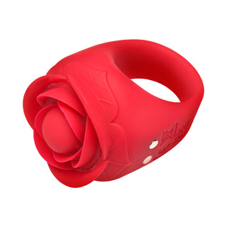 Bloomgasm Rose Ring Clitoral Vibrator - Discreet Finger Pleasure