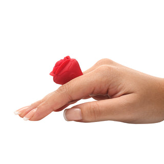 Bloomgasm Rose Ring Clitoral Vibrator - Discreet Finger Pleasure