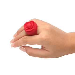 Bloomgasm Rose Ring Clitoral Vibrator - Discreet Finger Pleasure
