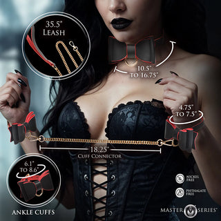 Master Series Goth Bondage Set