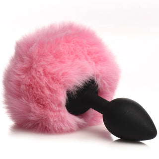 Tailz Fluffy Bunny Tail Silicone Plug