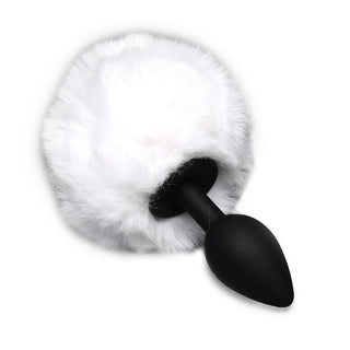 Tailz Fluffy Bunny Tail Silicone Plug