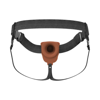 Fantasy X-Tensions Elite Vibrating Hollow Dual Density 7 inch Strap-On
