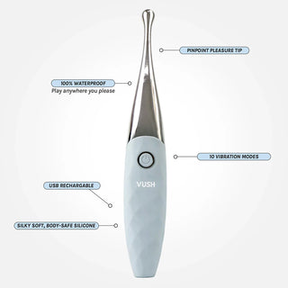 VUSH Essentials Wand Tip Pinpoint Vibrator