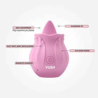 VUSH Essentials Flicking Tongue Vibrator