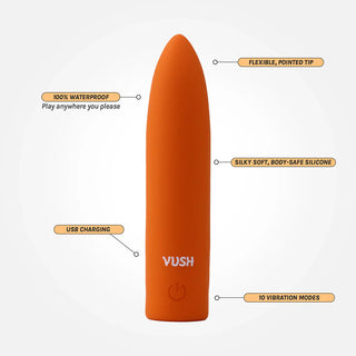 VUSH Essentials Rechargeable Bullet Vibrator