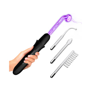 Master Series Elektrawand Rechargeable E-Stim Wand with Attachments