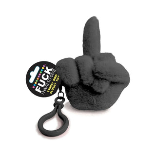 Fucks To Give Twirly Bird Middle Finger Keychain Plushie