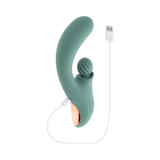 Evolved Spiral Charm Spinning Clit Stimulator Rabbit