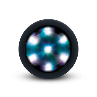 b-Vibe 3.5 in. Light-Up Remote Control Rotating and Vibrating LED Butt Plug