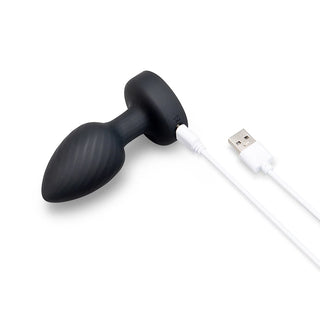 b-Vibe 3.5 in. Light-Up Remote Control Rotating and Vibrating LED Butt Plug