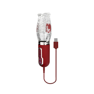 Adam & Eve Pleasure Pro 3000 Rotating & Thrusting Vibro Stroker With Changeable Head