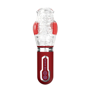 Adam & Eve Pleasure Pro 3000 Rotating & Thrusting Vibro Stroker With Changeable Head