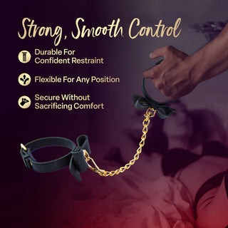 Temptasia Ardor Silicone Wrist & Ankle Restraints Set with Bow