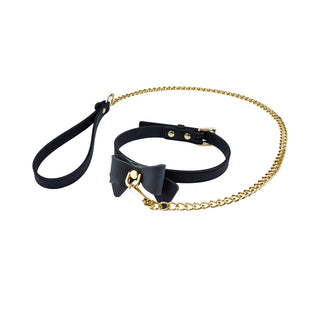 Temptasia Ardor Silicone Collar & Leash Set with Bow