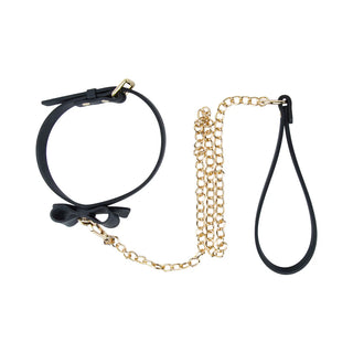 Temptasia Ardor Silicone Collar & Leash Set with Bow