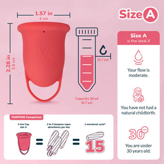 Uva FDA-Registered Reusable Menstrual Cup Set