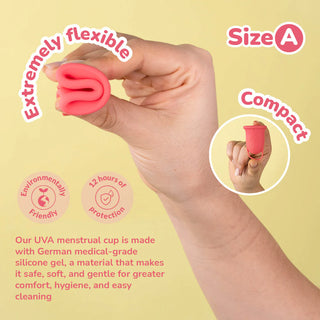 Uva FDA-Registered Reusable Menstrual Cup Set