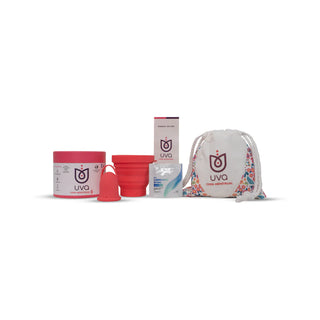 Uva FDA-Registered Reusable Menstrual Cup Set