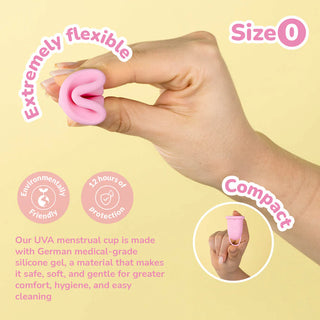 Uva FDA-Registered Reusable Menstrual Cup Set