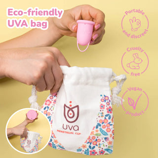 Uva FDA-Registered Reusable Menstrual Cup Set