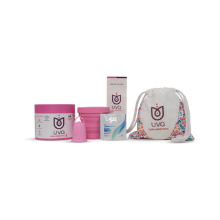 Uva FDA-Registered Reusable Menstrual Cup Set