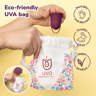 Uva FDA-Registered Reusable Menstrual Cup Set
