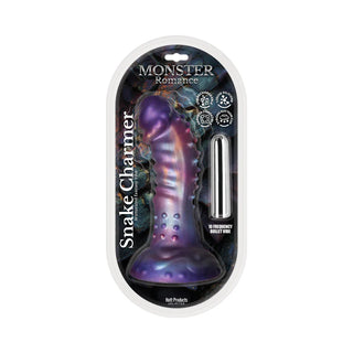 Monster Romance Snake Charmer Fantasy Silicone Dildo with Multi-Speed Bullet