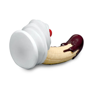 Simply Sweet Chocolate Dipped Banana Split Premium Silicone Dildo With Suction Cup