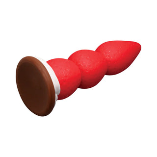 Simply Sweet Strawberry Sweet Cream Premium Silicone Dildo With Suction Cup